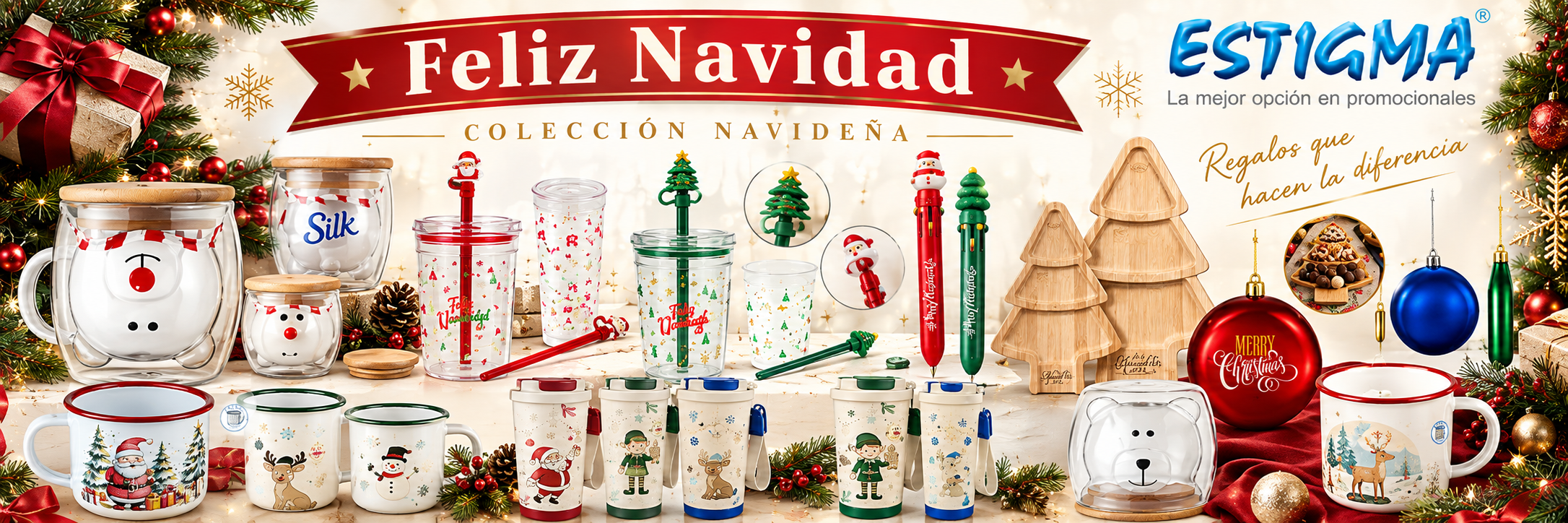 Colección Navideña Estigma llena de regalos